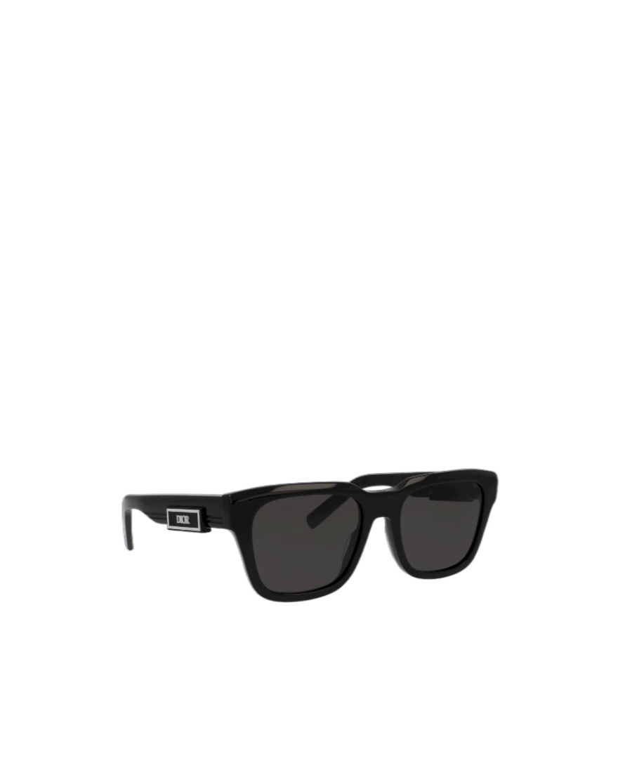 Dior Logo-print Arm Sunglasses In Black