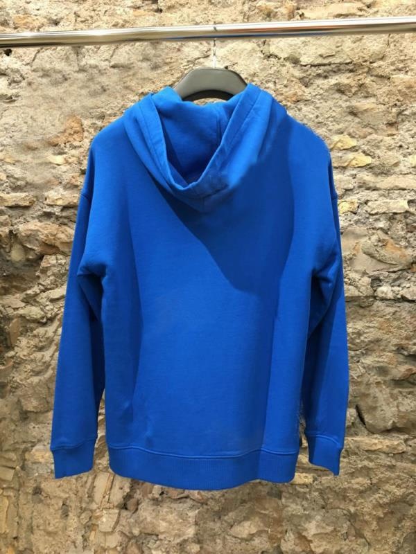 Givenchy Address Logo-print Hoodie In Blue
