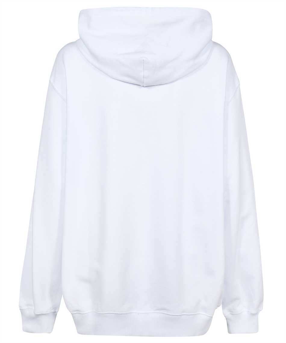 Msgm Butterfly-print Hoodie In White