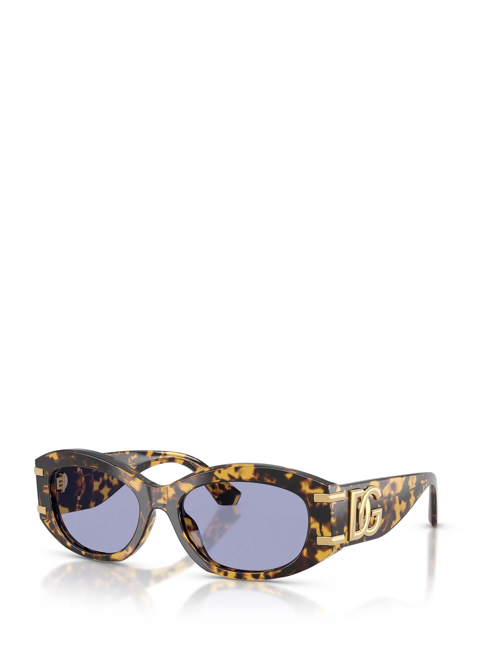 Dolce & Gabbana Full Frame Sunglasses In Brown