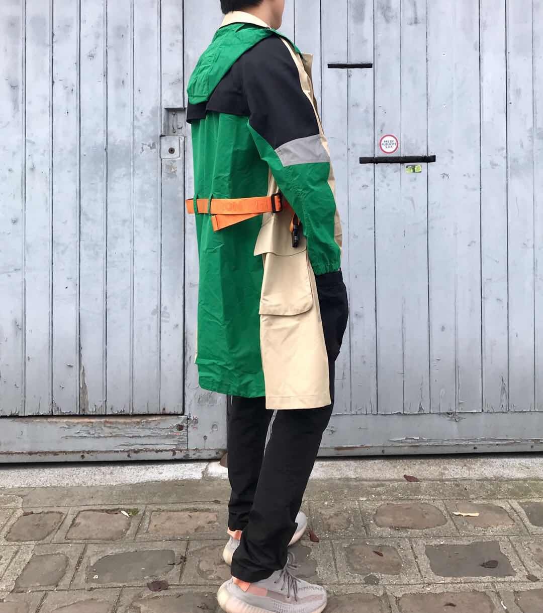 Heron Preston Color Matching Classic Windbreaker In Brown