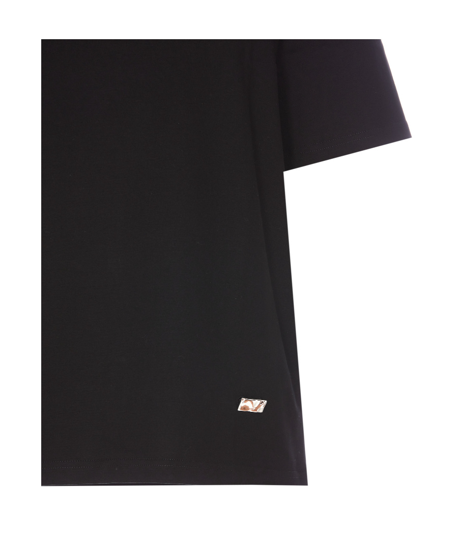 Jil Sander Logo Cotton Jersey T-shirt In Black
