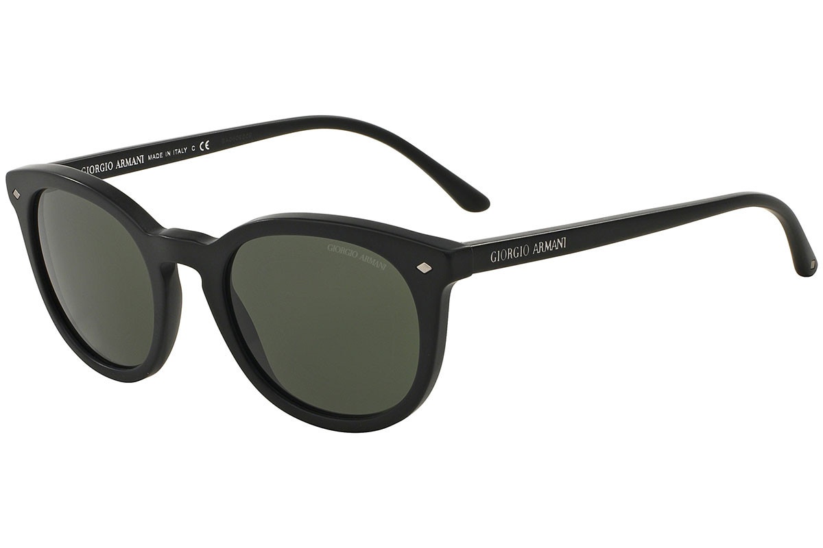 Giorgio Armani Logo Sunglasses In Green