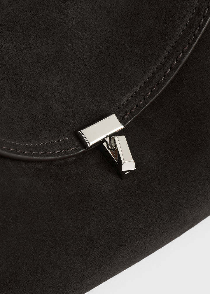 Totême T-lock Clutch Bag In Black