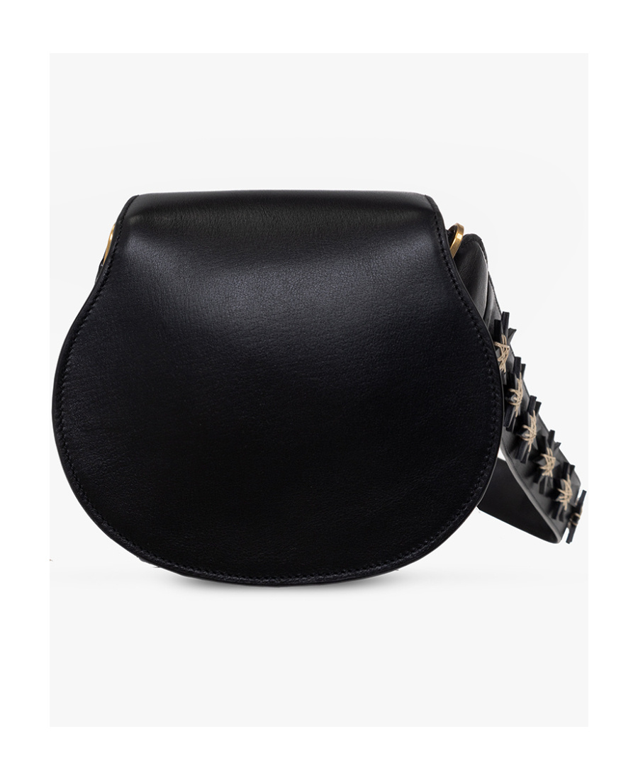 Chloé Logo Shoulder Bag In Black