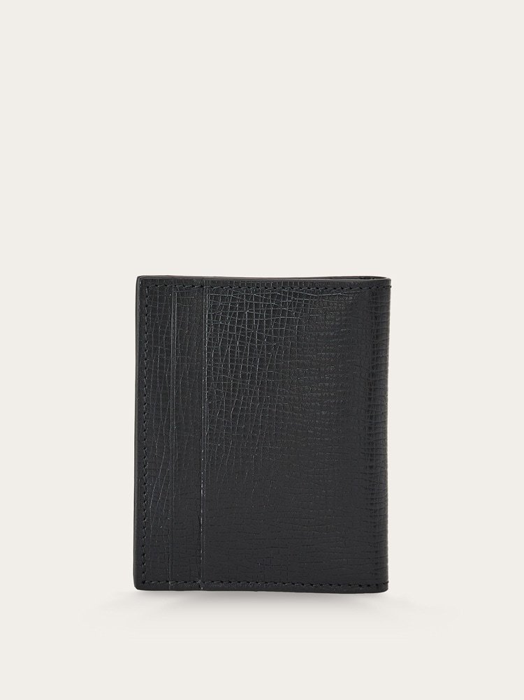 Ferragamo Logo Wallet In Black