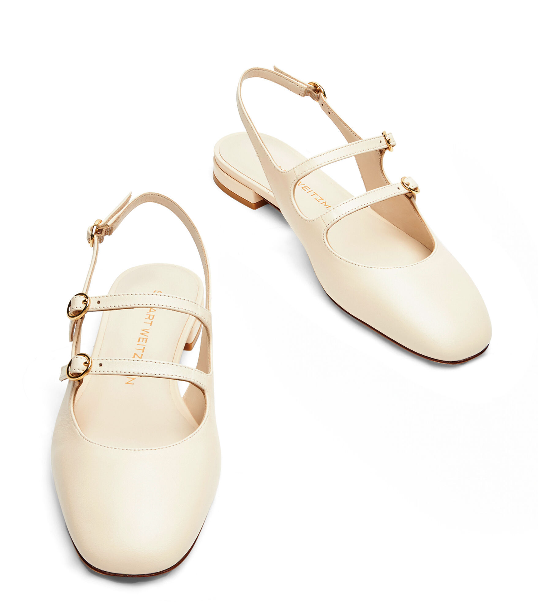 Stuart Weitzman Slingback Pumps "benni" In Nude