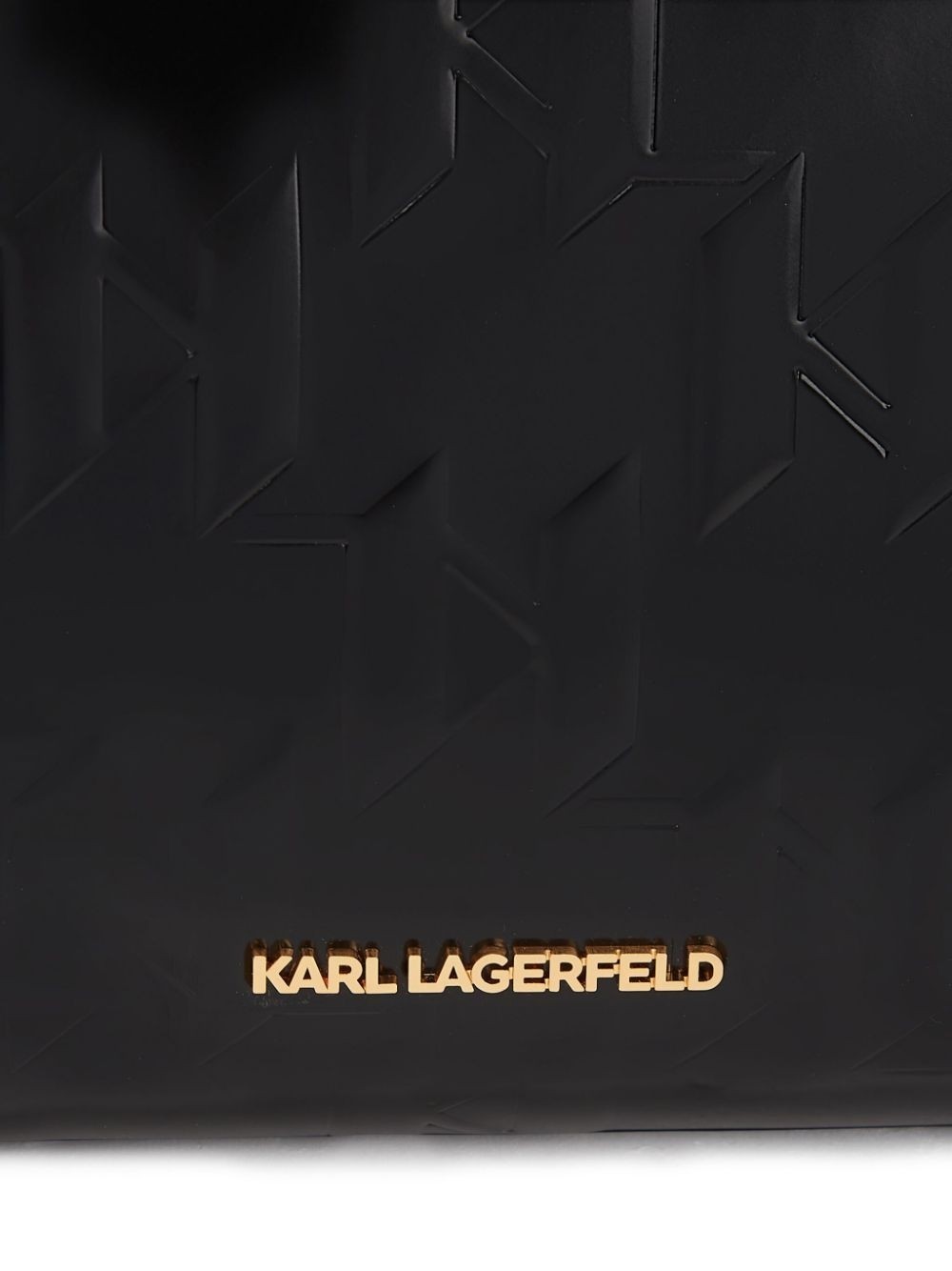 Karl Lagerfeld Black K Skuare Medium Tote In Black
