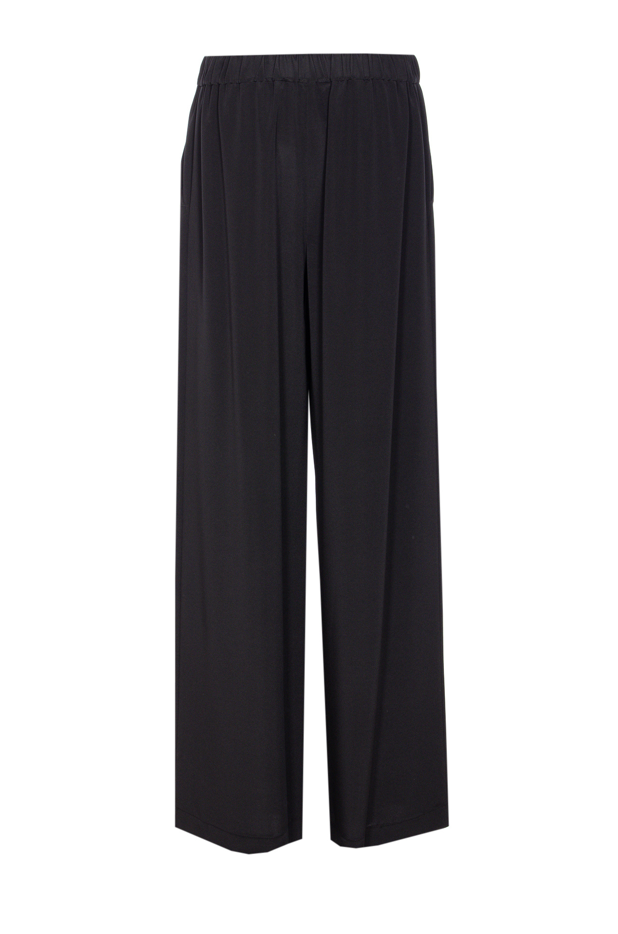 Max Mara Women Bonn Comfort Trousers In Crepe De Chine Stretch