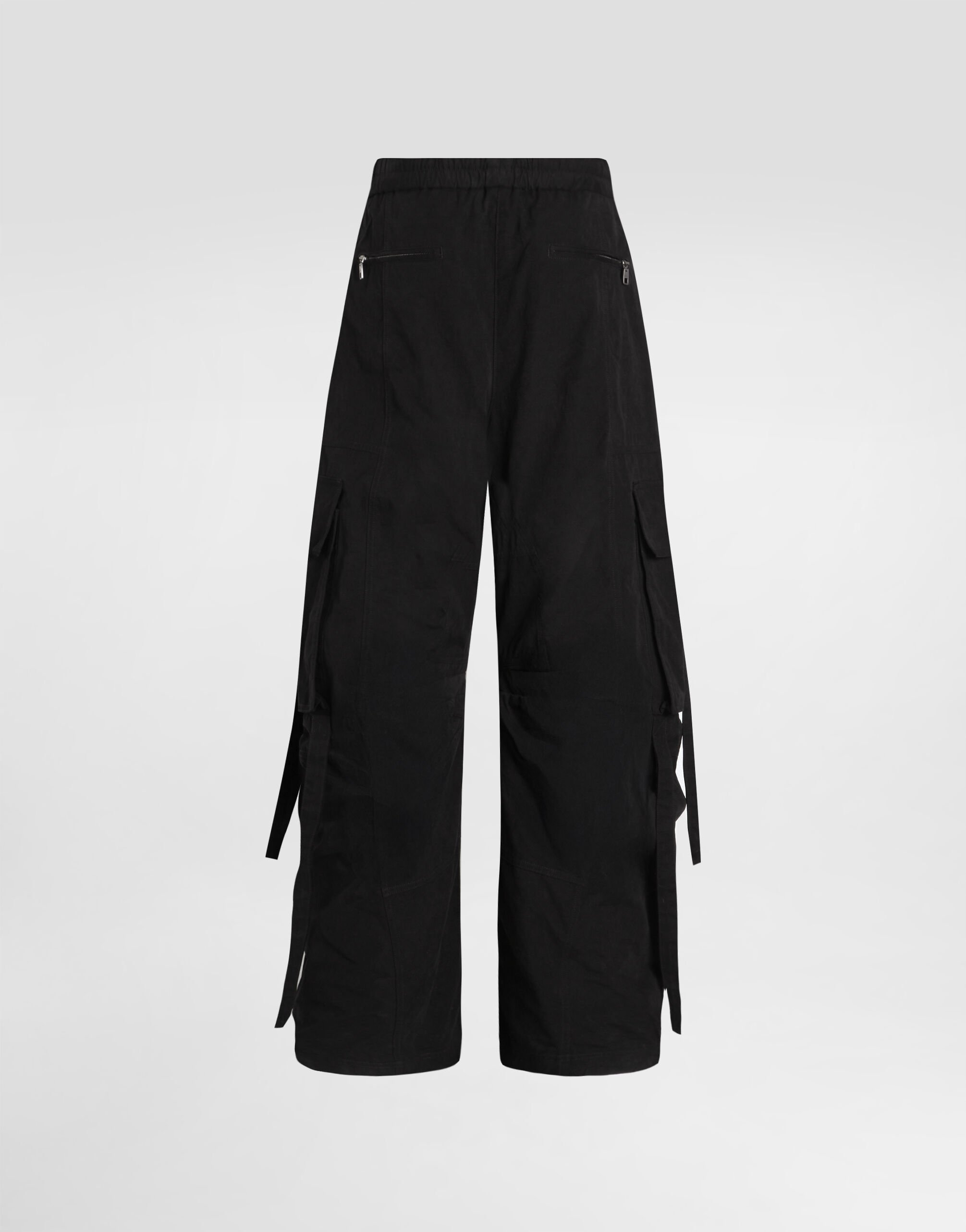 Dolce & Gabbana Drawstring Casual Pants In Black
