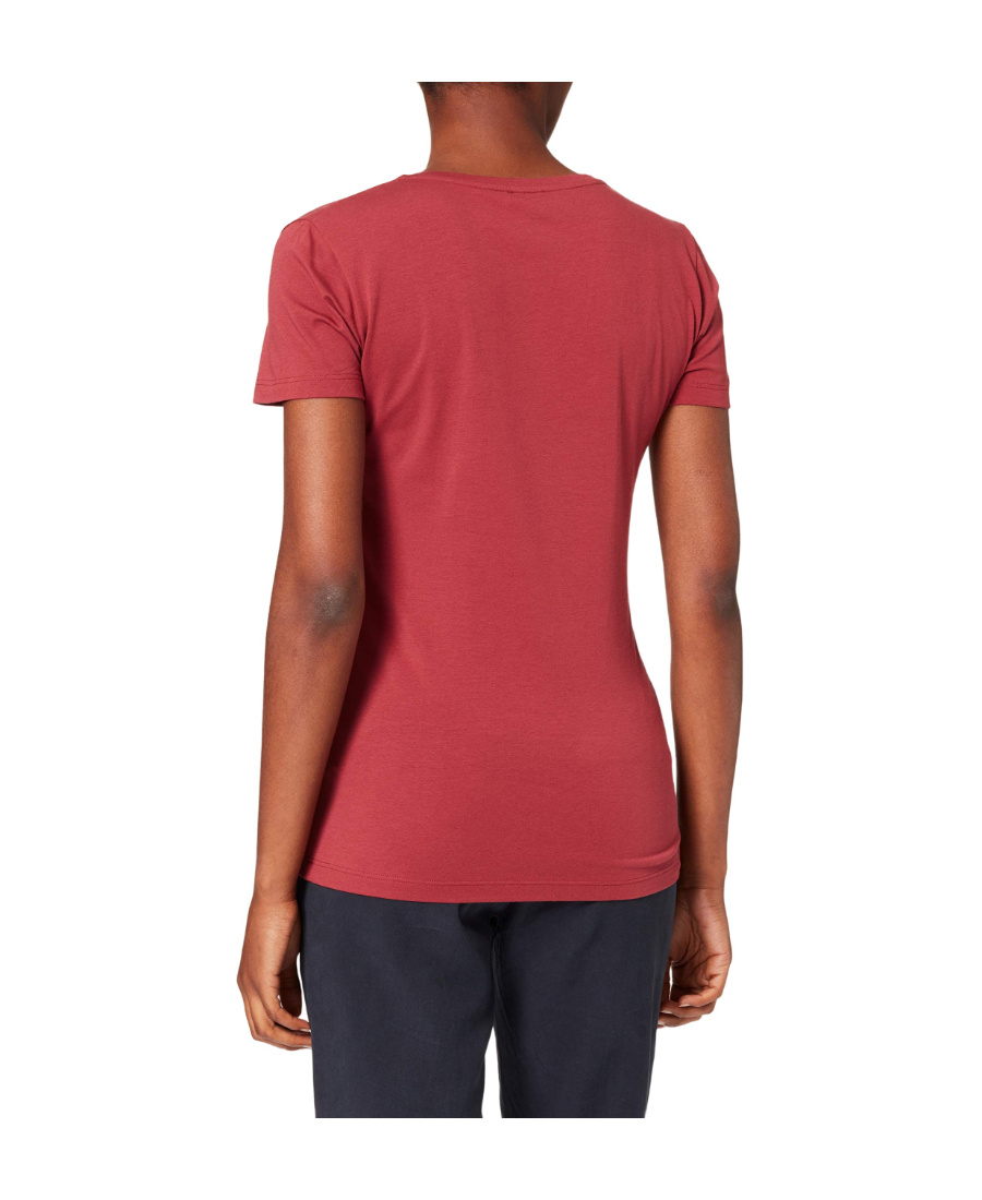 Emporio Armani Short-sleeved T-shirt With Round Neck In Red