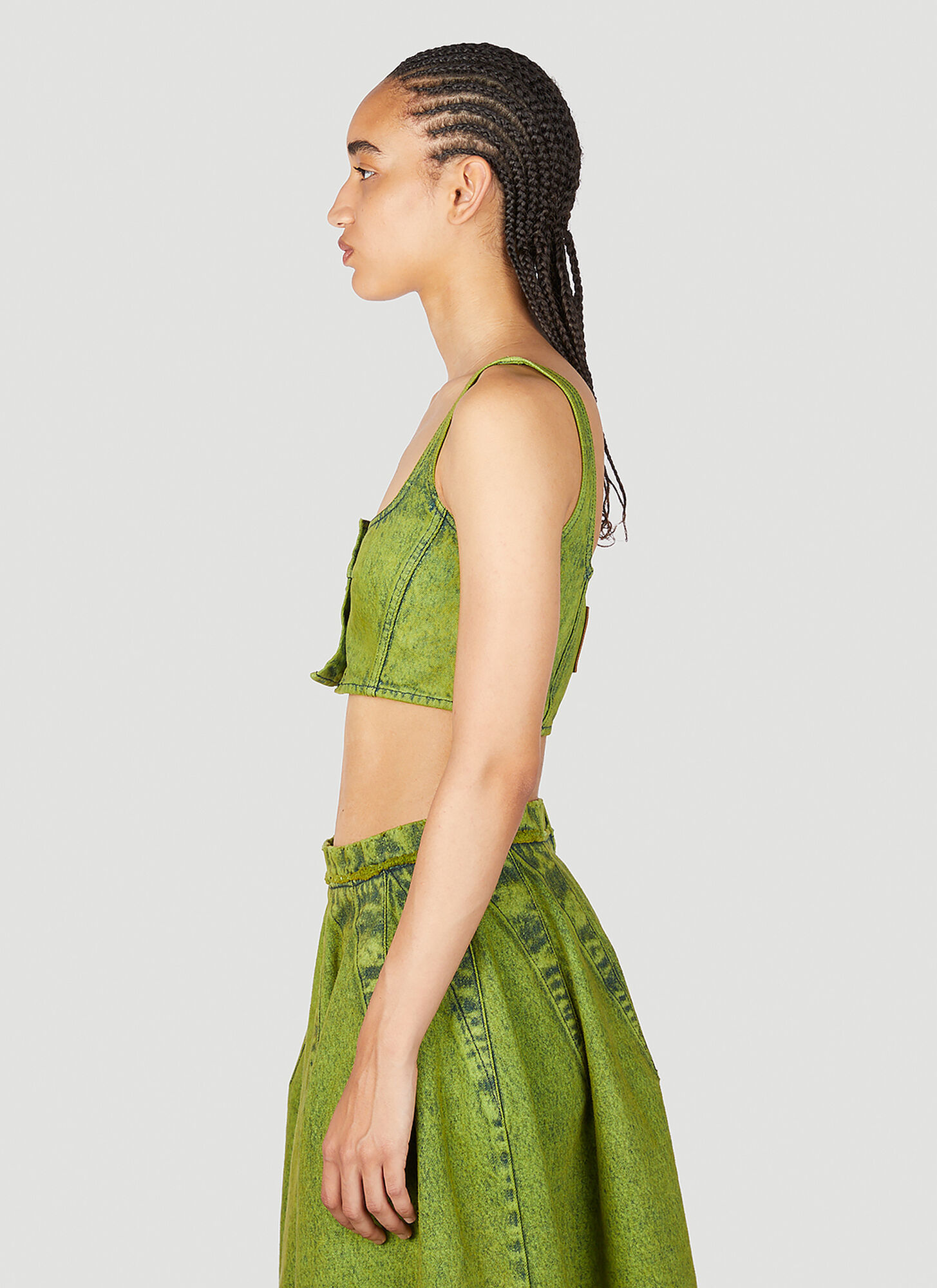 Marni Woman Top Green Size 2 Cotton In Green