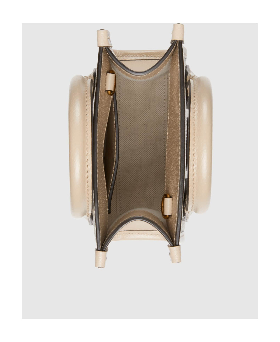 Gucci Interlocking G Mini Tote Bag In White