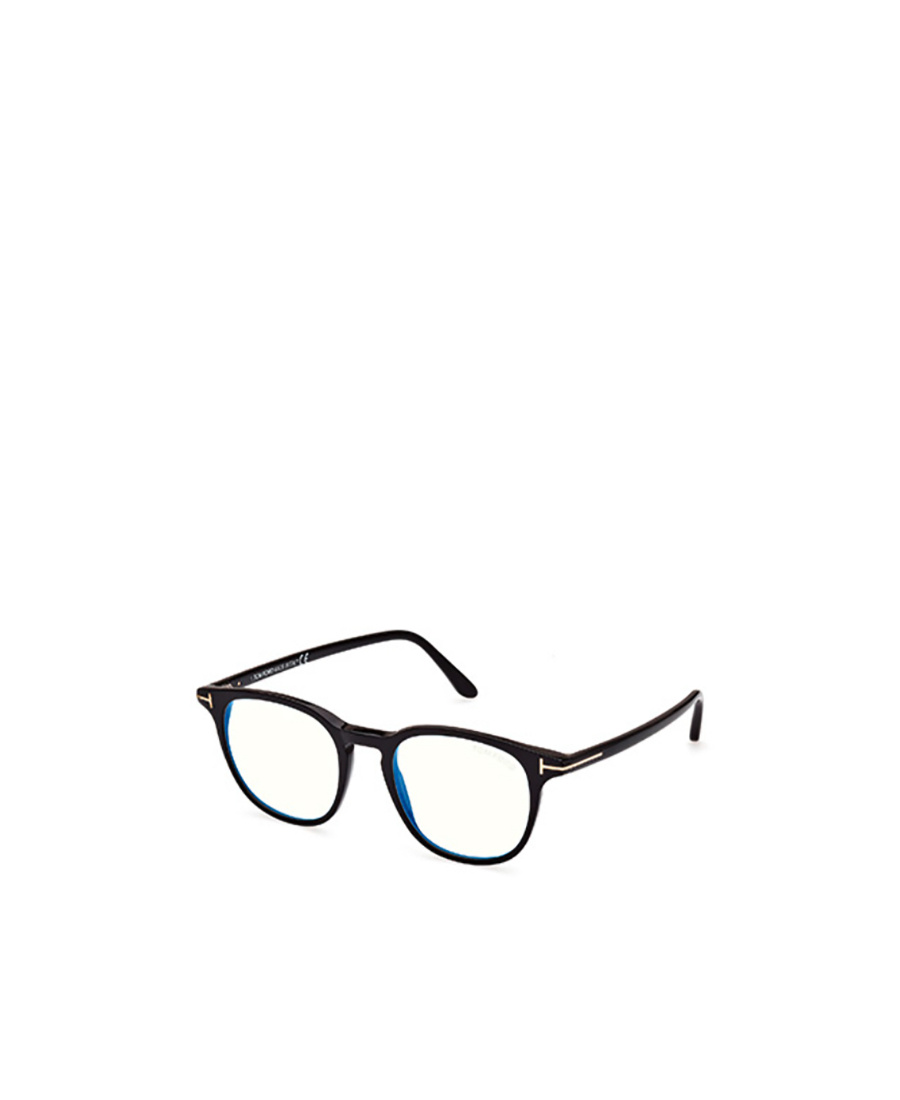 Tom Ford 50mm Square Blue Light Blocking Glasses In White