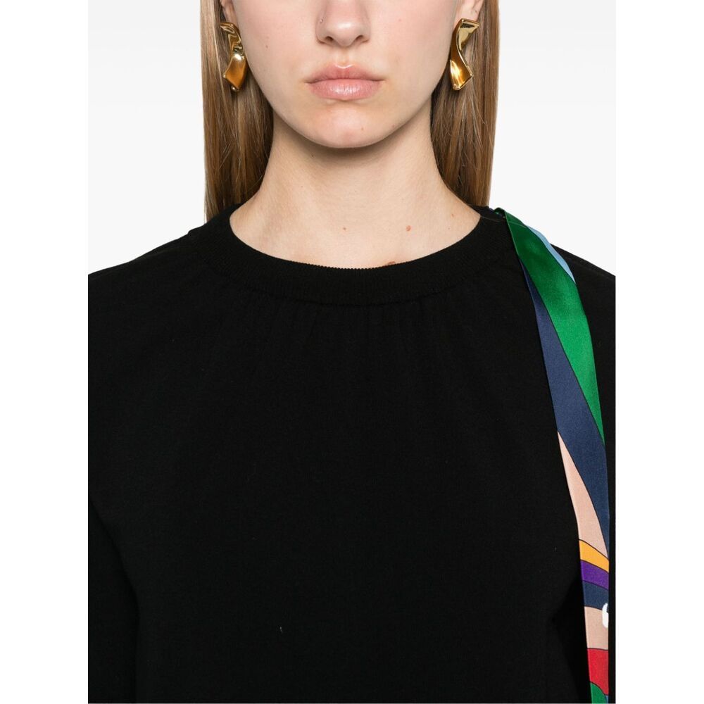 Emilio Pucci Crew-neck T-shirt In Black