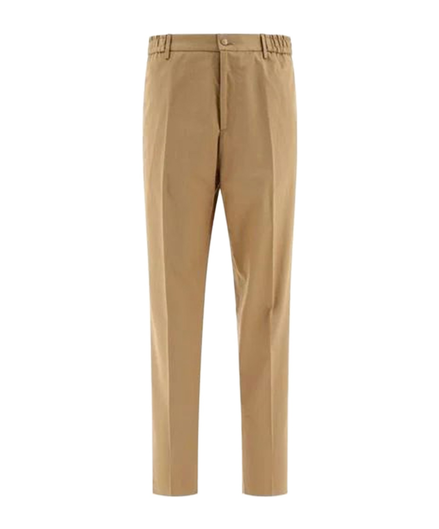 Shop Tagliatore Belt-loop Casual Pants In Brown