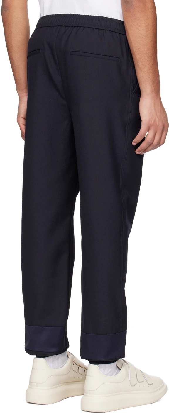 Alexander Mcqueen Drawstring Casual Pants In Black