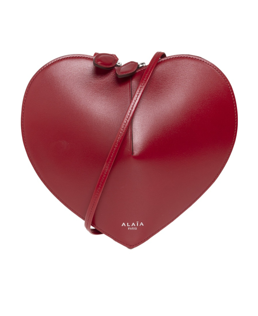 Alaïa Heart-shaped Satchel Bag In Red