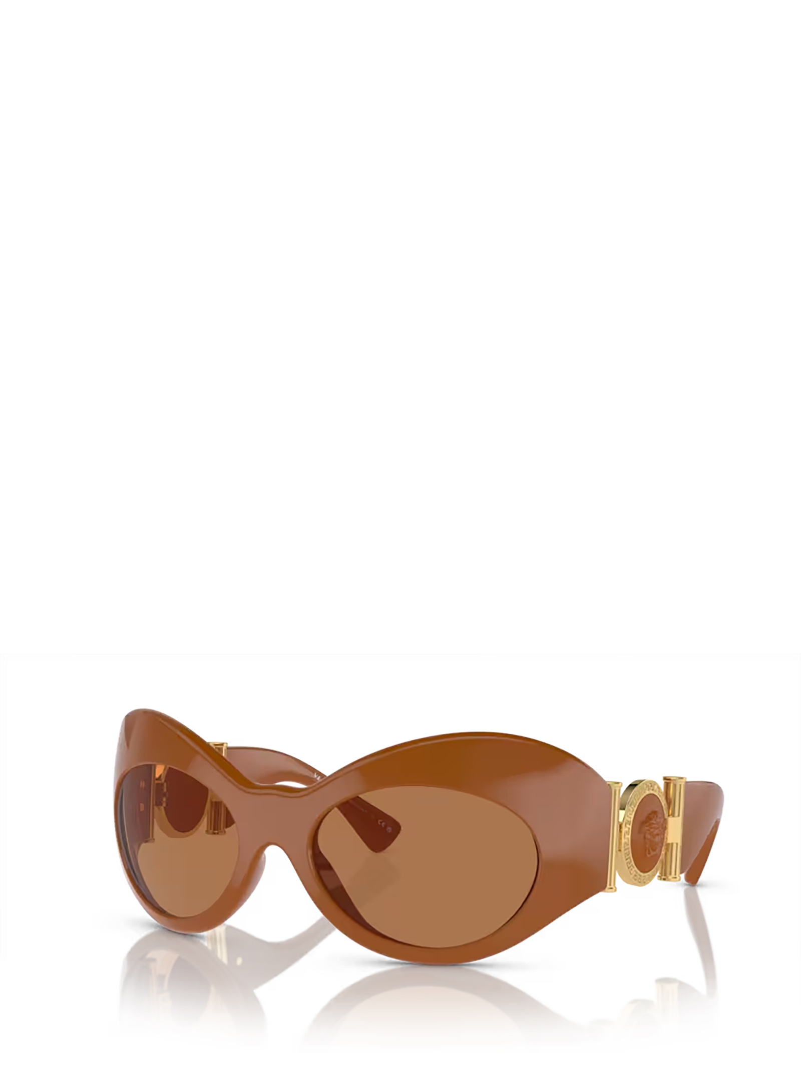 Versace Bronze Irregular Ladies Sunglasses Ve4462 544773 58