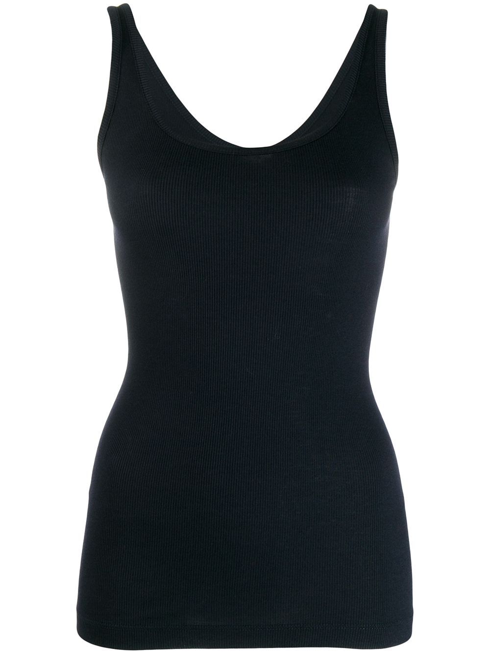 Vince Basic Ribbed Vest In Multi