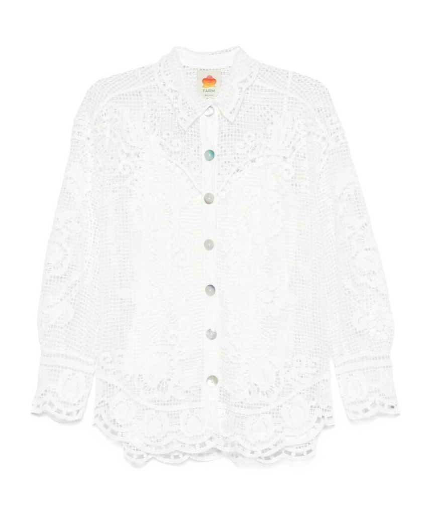 Shop Farm Rio Long-sleeved Shirt In White