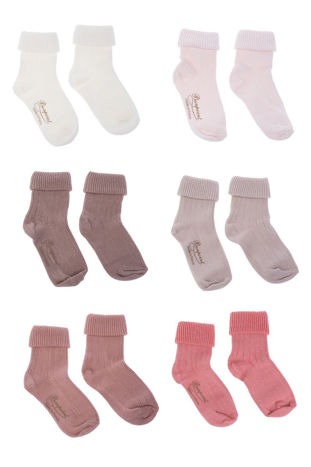Bonpoint Logo Socks In White