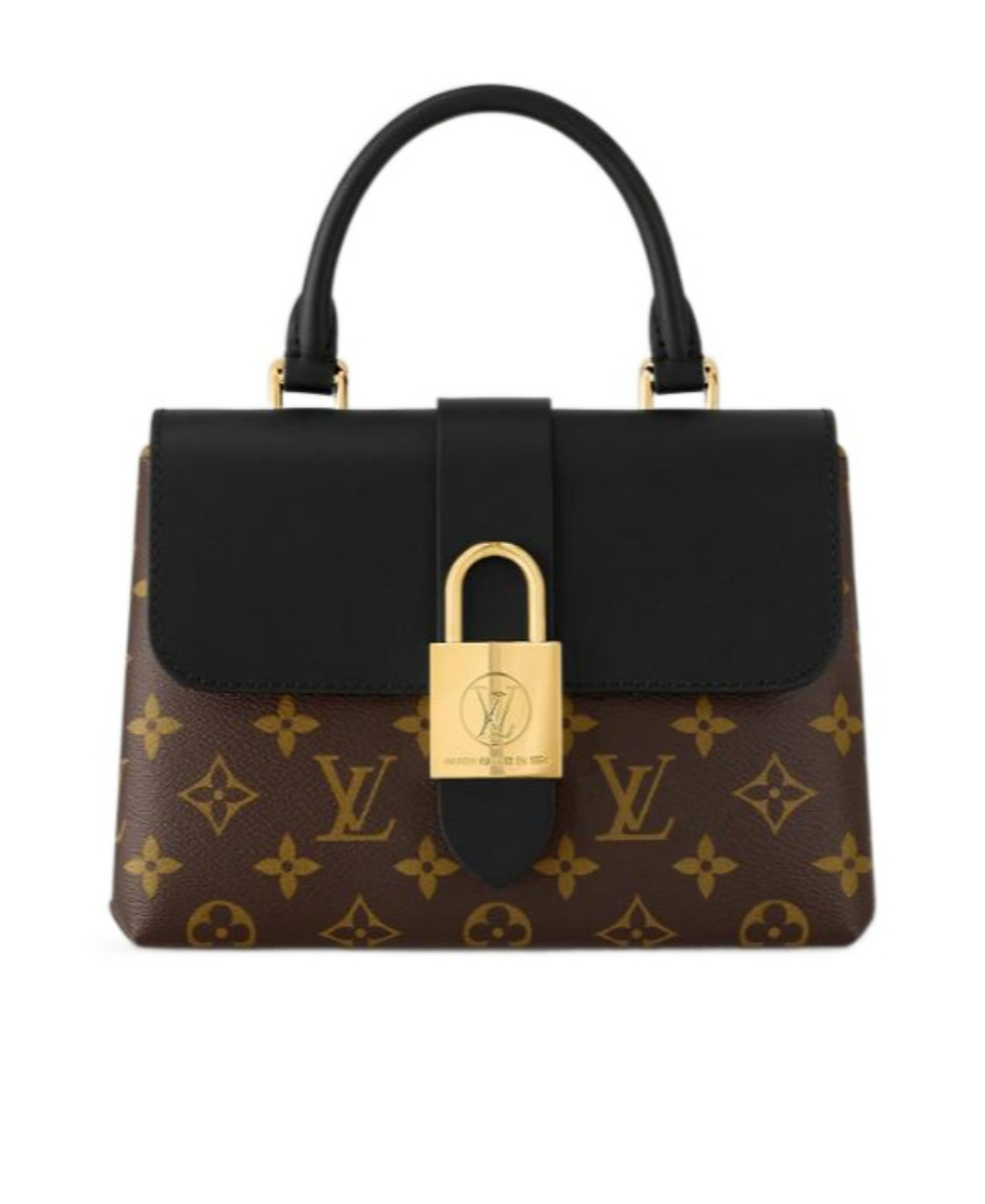 Pre-owned Louis Vuitton Locky Bb Shoulder Bag In Black