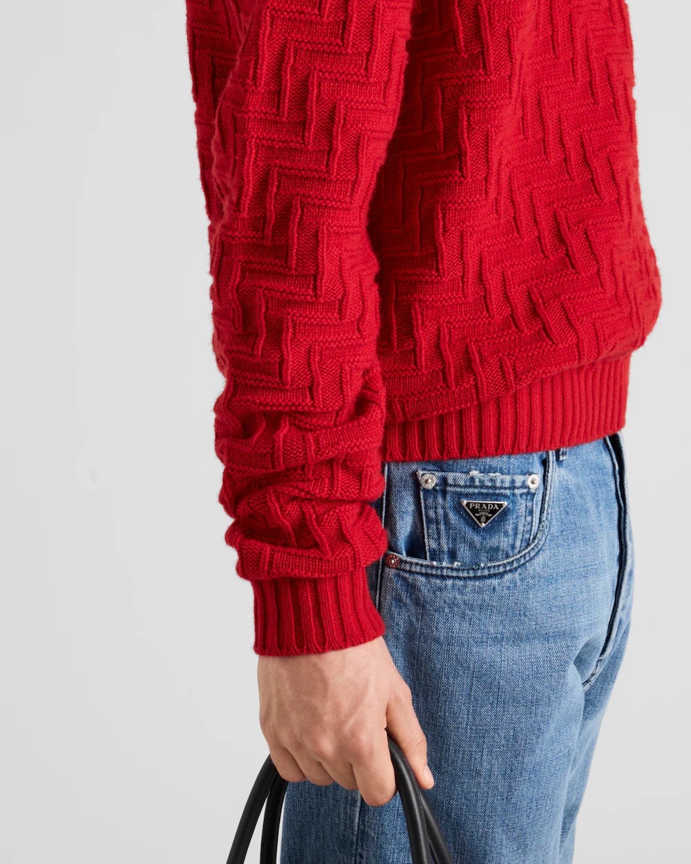 Prada Low-rise Jeans In Blue