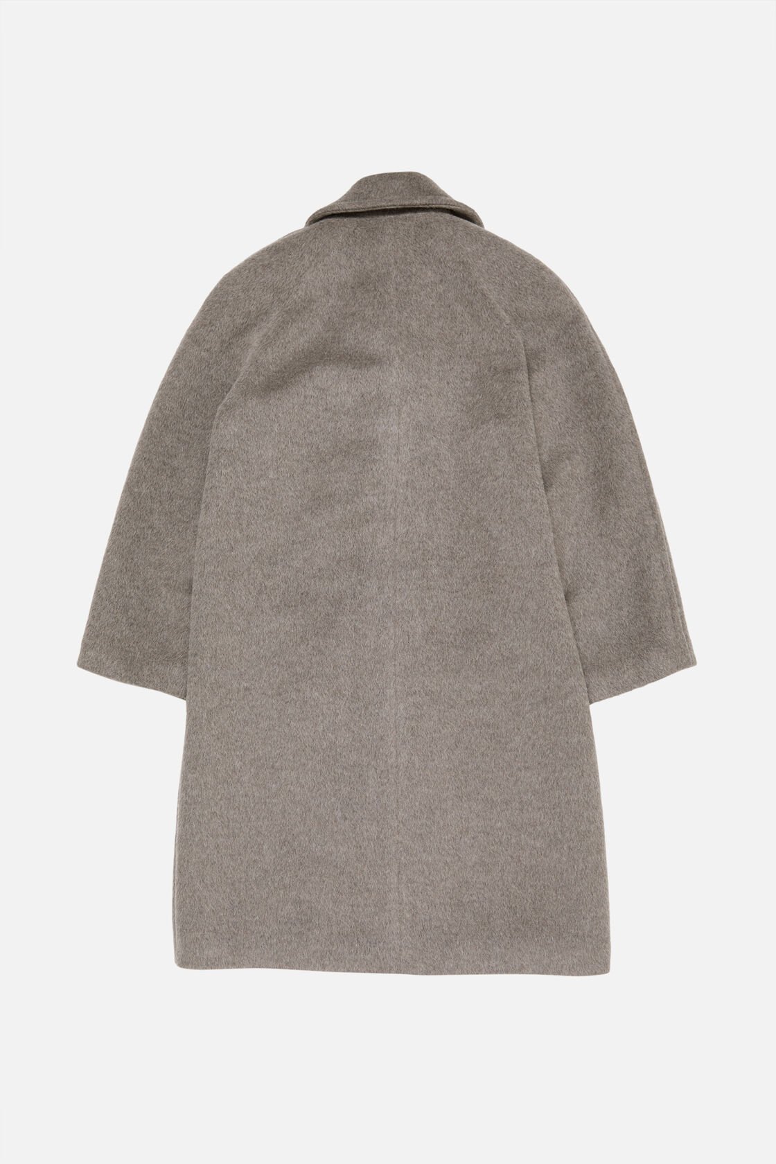 Acne Studios Double-breasted Wool-blend Coat In Gray