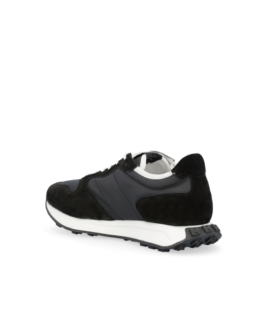 Hogan Low-top Sneakers H601 Suede In Black