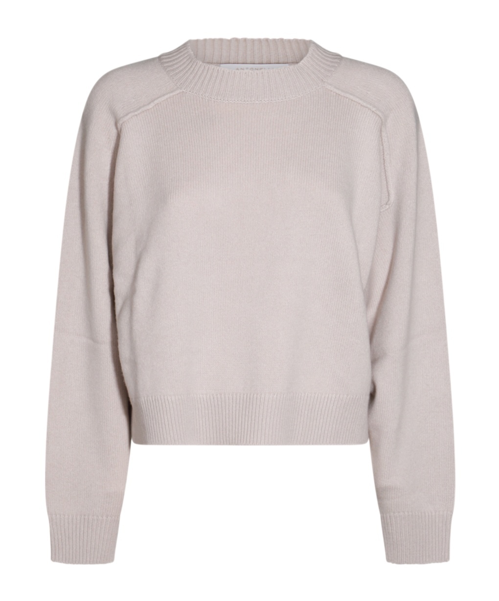 Antonelli Round Neck Sweater In Pink