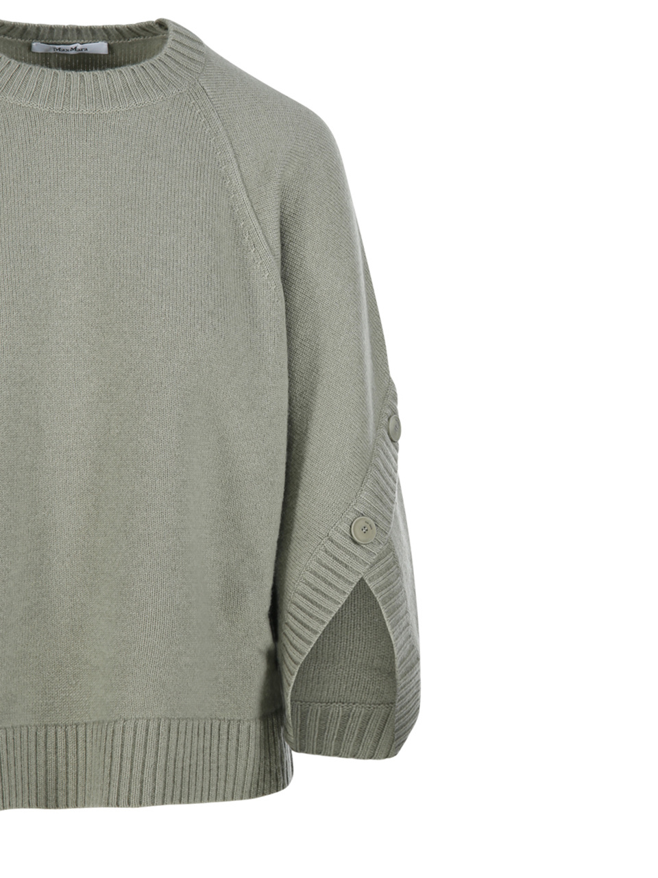 Max Mara Button-cuff Balloon-sleeve Sweater