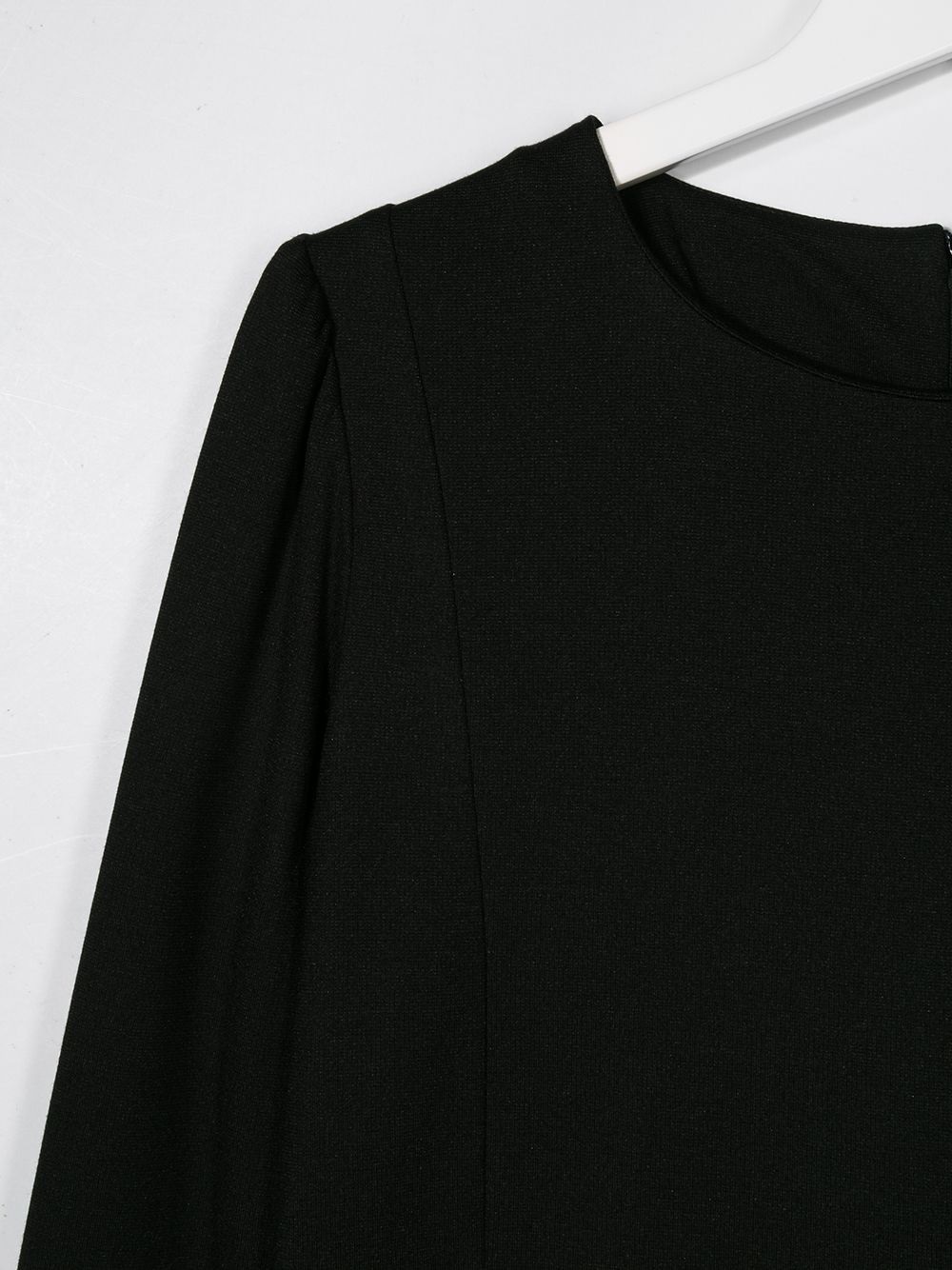 Simonetta Round Neck Dress In Black