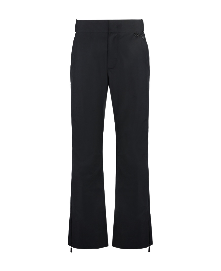 Moncler Straight Ski Trousers In Black
