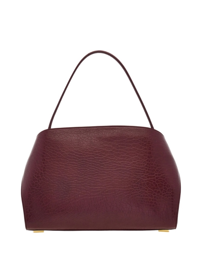 Ferragamo Hug Soft Shoulder Bag (m) In Purple