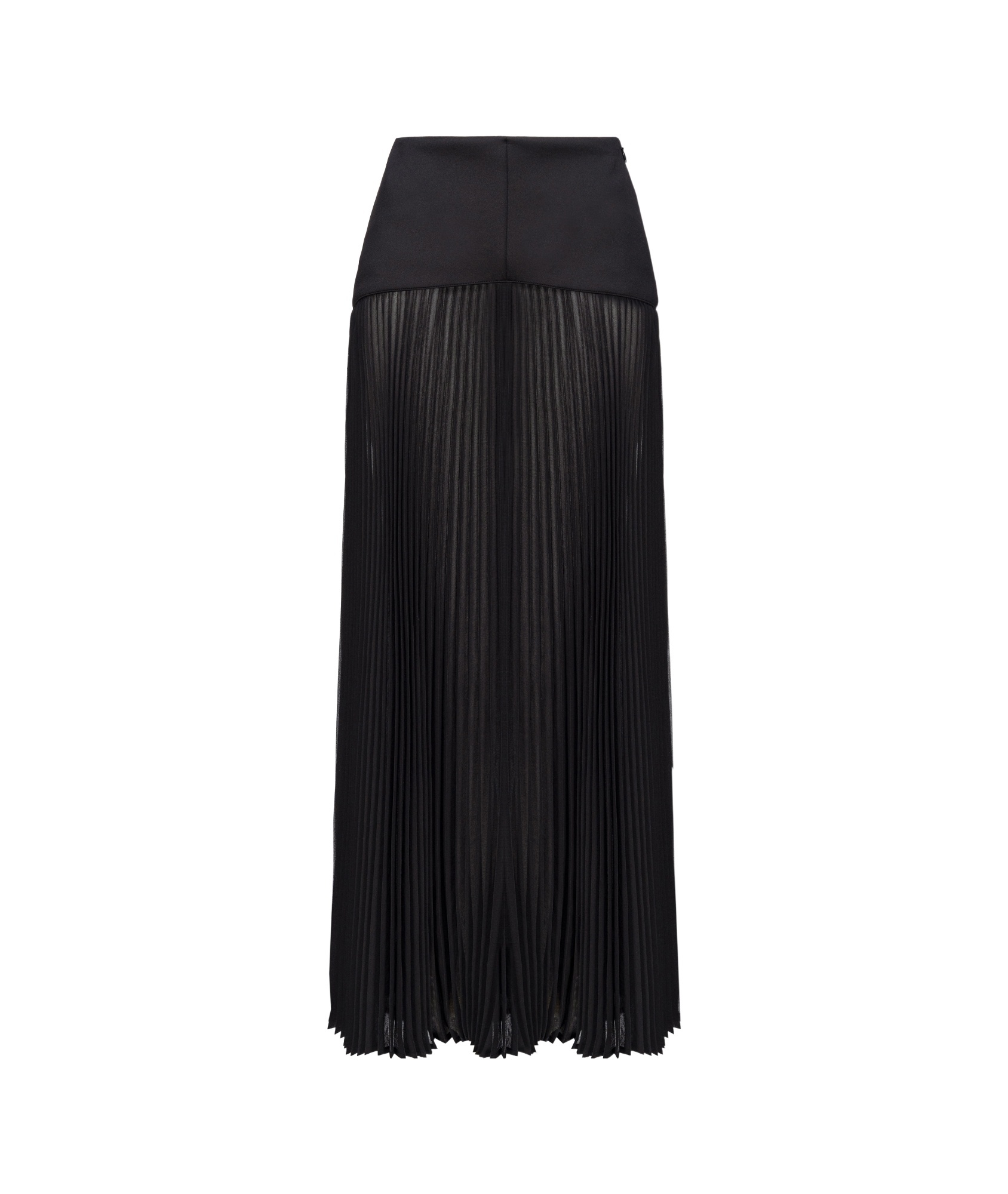 Pinko Pleated Skirt In Black