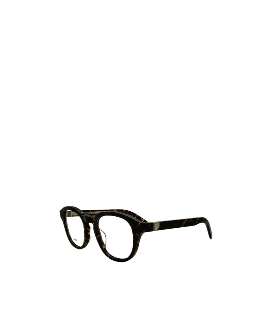 Berluti Round Frame Glasses In Black
