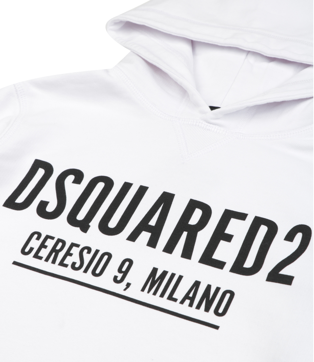 Dsquared2 Logo-print Pullover Hoodie In White