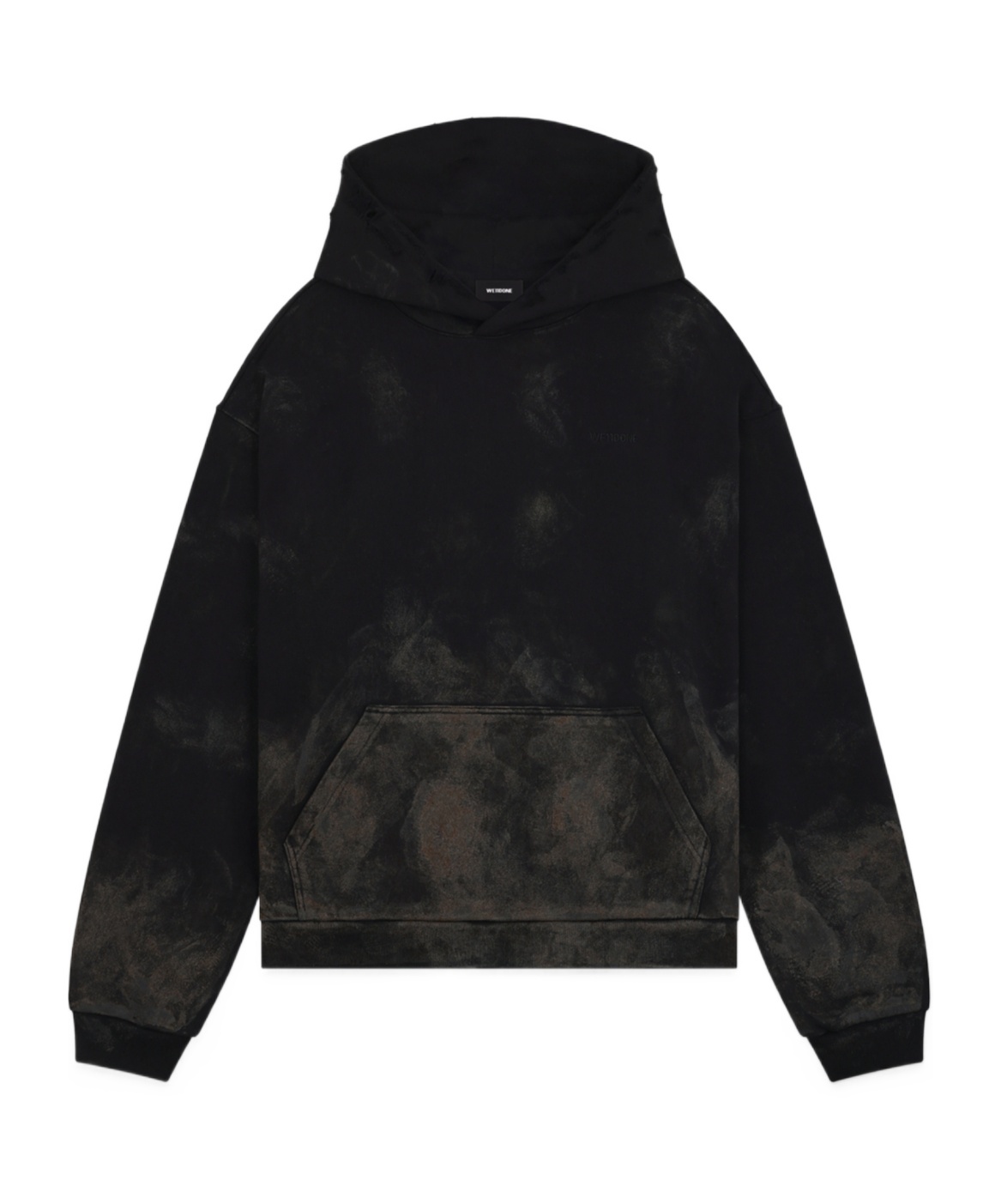 We11 Done Long-sleeved Hoodie In Black