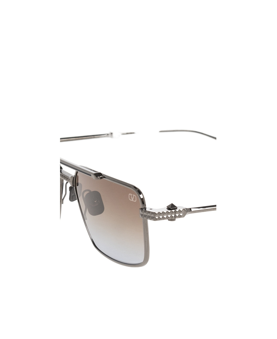 Valentino Eyewear Rectangular Frame Sunglasses In Multicolor