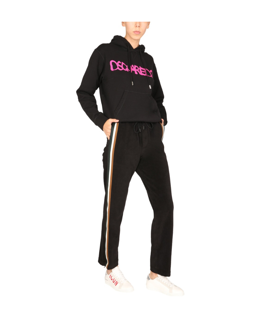 Dsquared2 Dsquared Women "corduroy" Trousers In Black