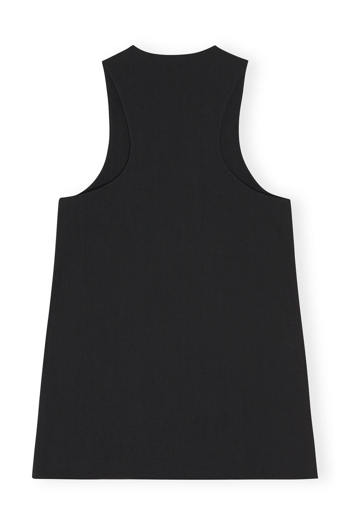 GANNI COTTON SUITING VEST