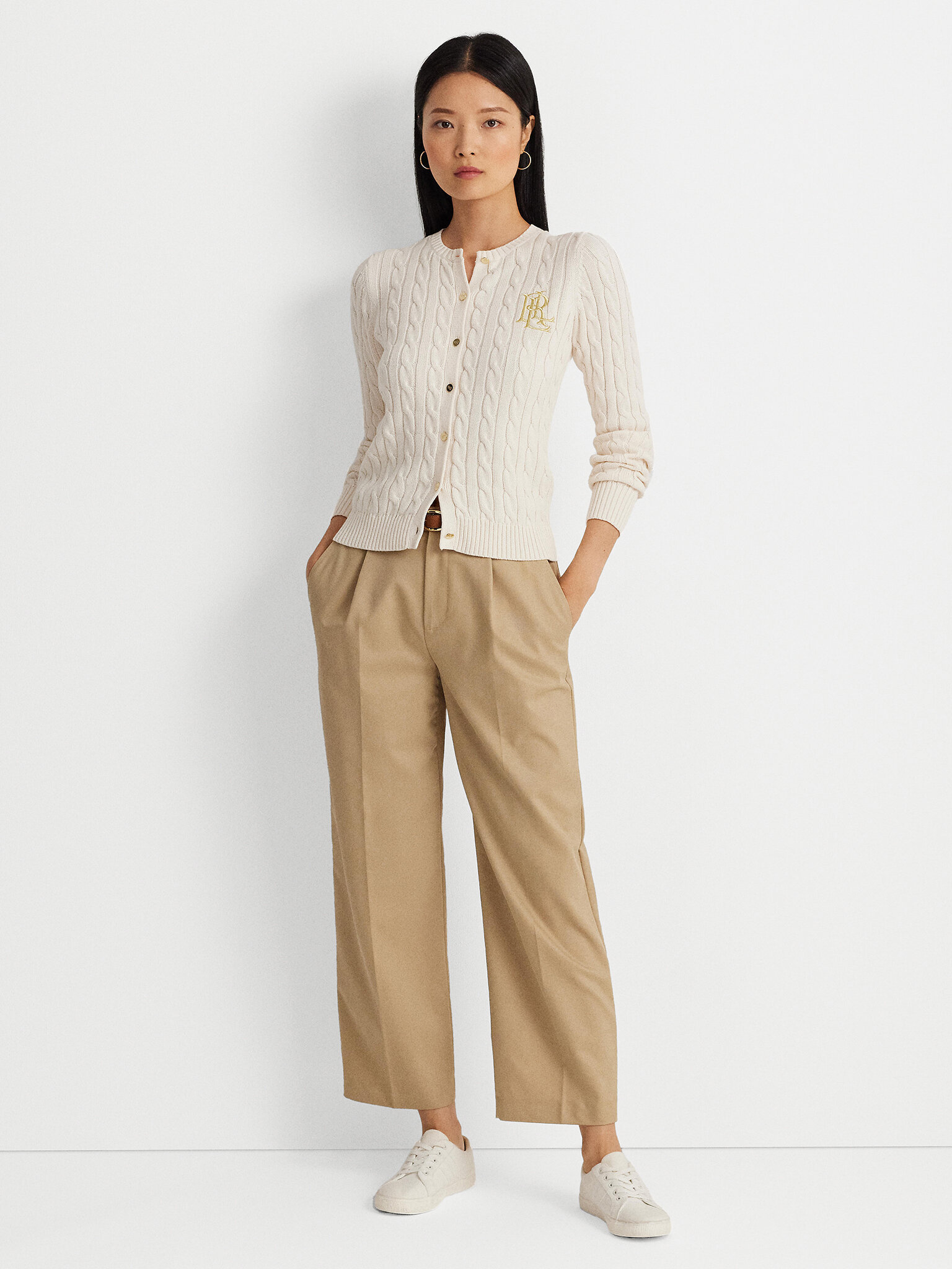 Polo Ralph Lauren Long-sleeved Sweater In White