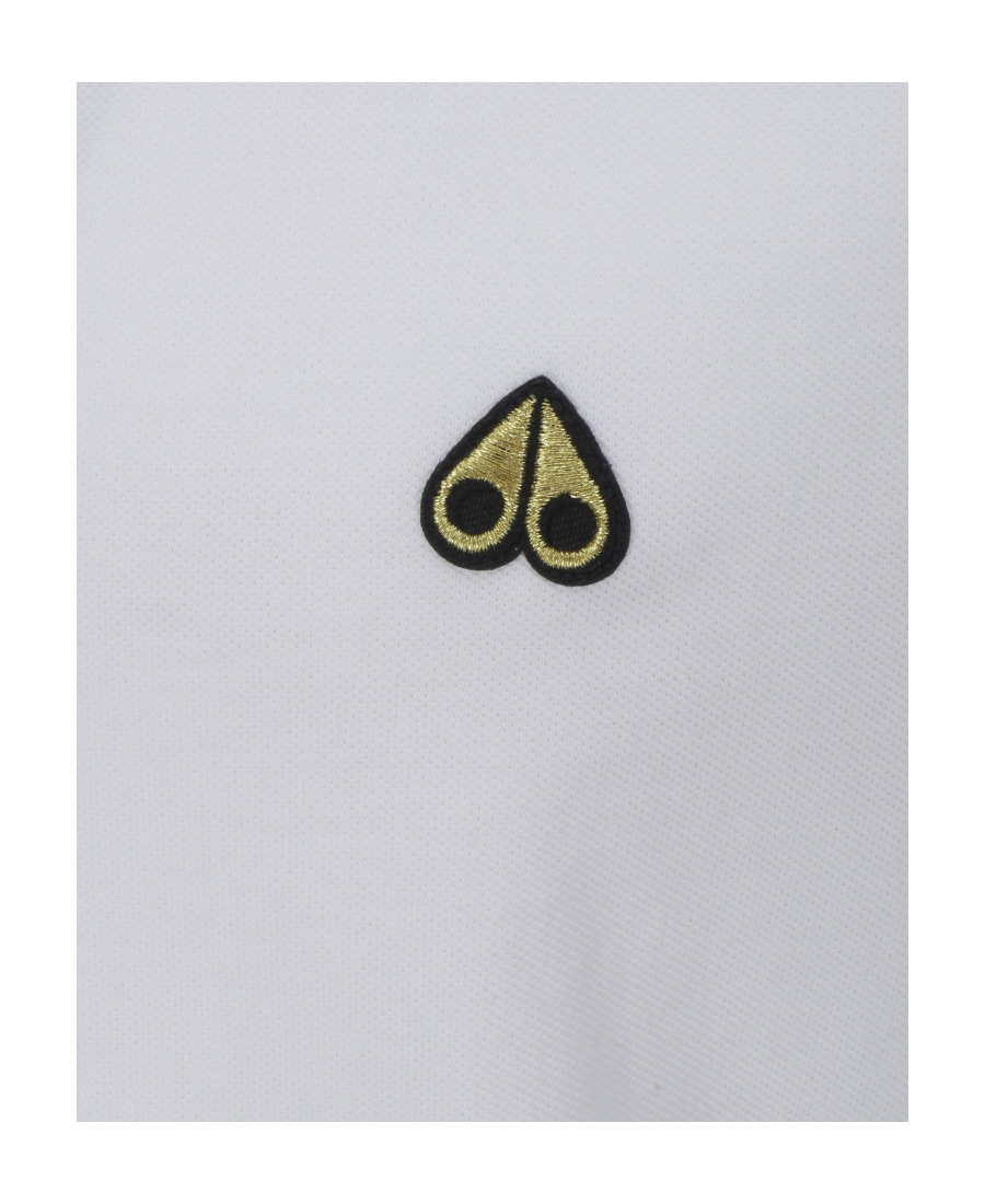 MOOSE KNUCKLES MOOSE KNUCKLES PIQUE LOGO EMBROIDERED POLO SHIRT