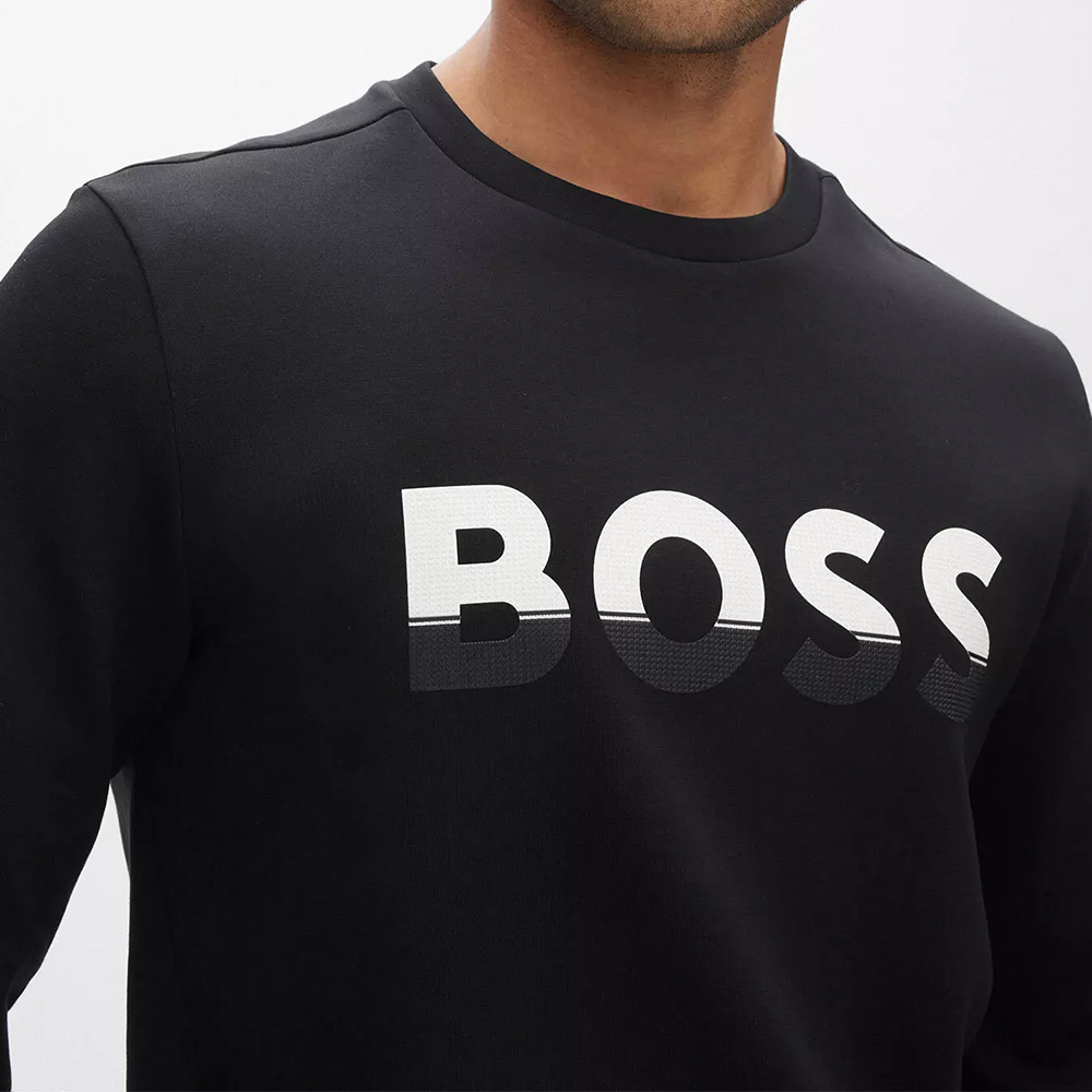 HUGO BOSS COLOUR-BLOCK LOGO SWEATSHIRT 