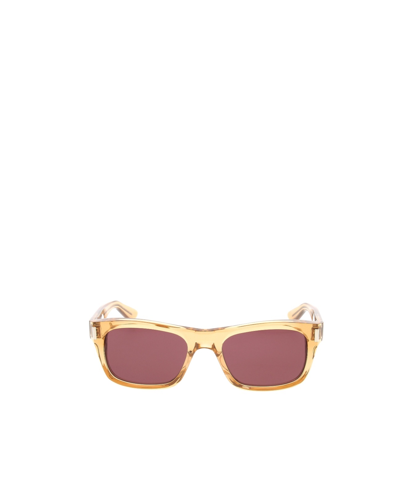 Saint Laurent Eyewear Rectangle Frame Sunglasses In Pink