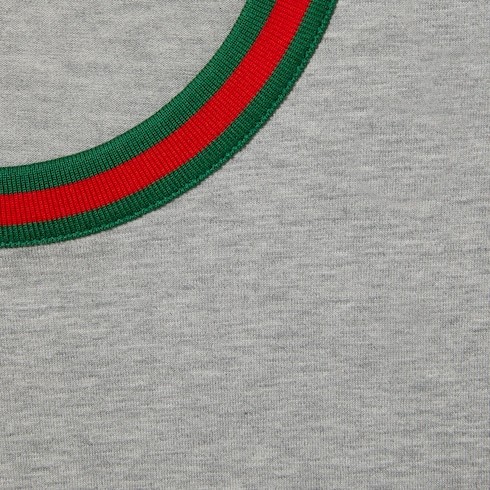 Gucci Short-sleeved T-shirt In Gray