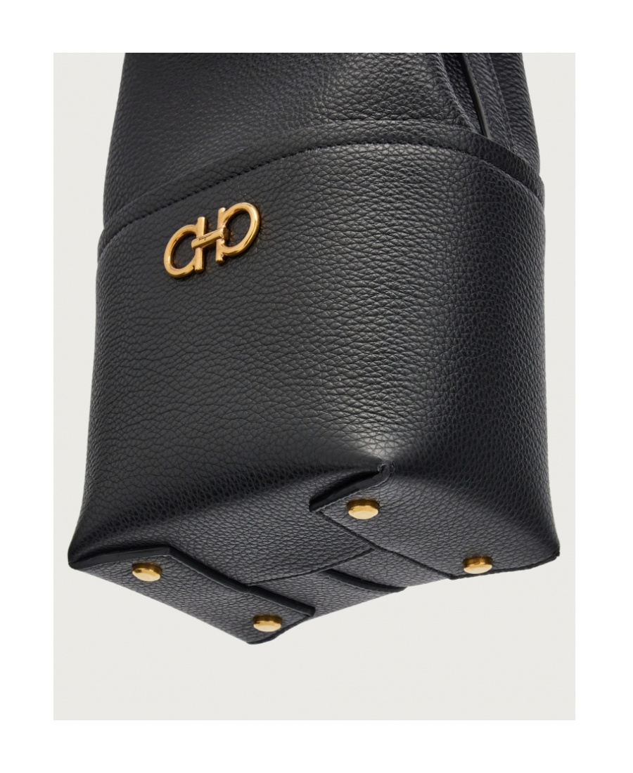 FERRAGAMO GANCINI SOFT BUCKET BAG