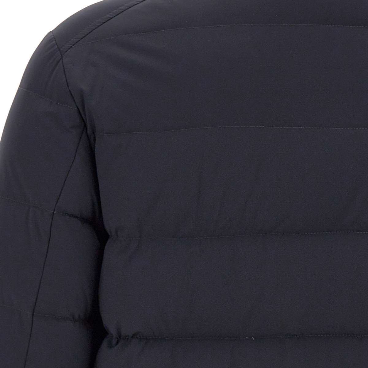 Moorer Overshirt With Quilted Design And Front Pockets