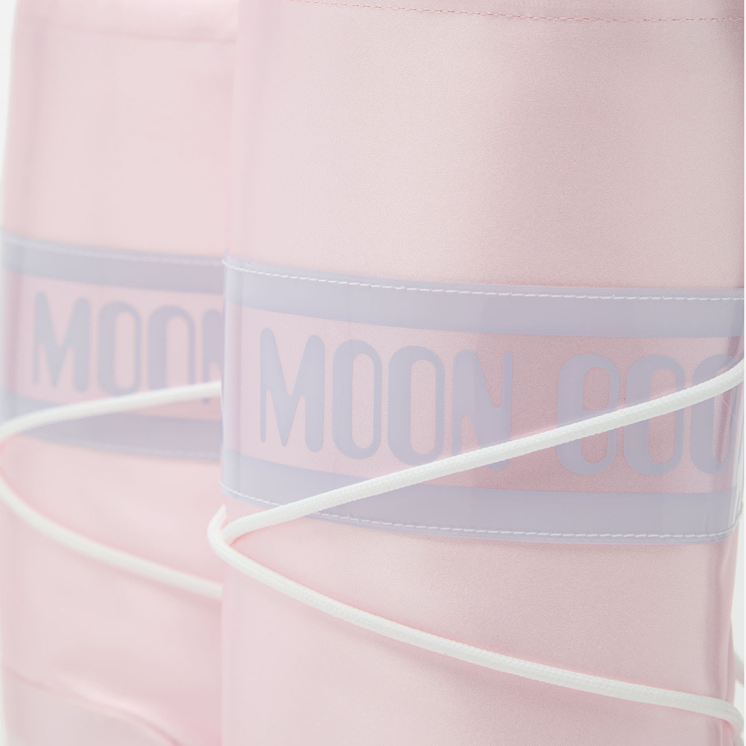 Moon Boot Icon Logo-print Lace-up Boots In Pink